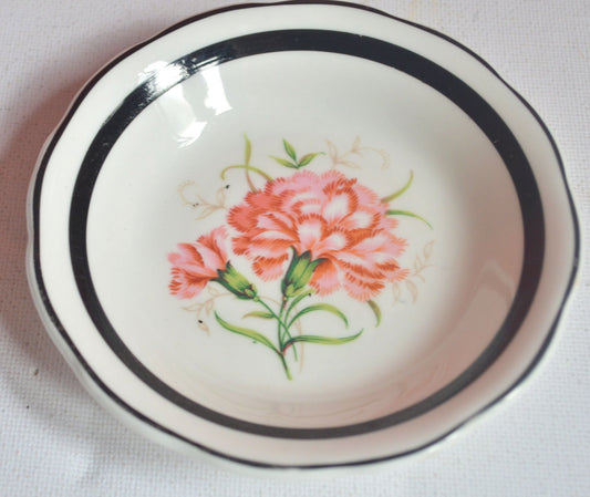 MINIATURE HEATHERLEY PLATE DEPICTING A PINK CARNATION(PREVIOUSLY OWNED)VERY GOOD CONDITION - TMD167207