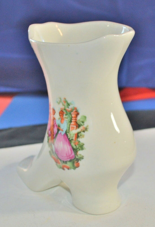 ORNAMENTAL BOOT DEPICTING A PERIOD STYLE COURTING COUPLE(PREVIOUSLY OWNED) GOOD CONDITION - TMD167207