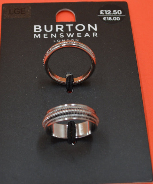 RINGS BURTON MENSWEAR TWO RING SET SIZE LARGE - TMD167207