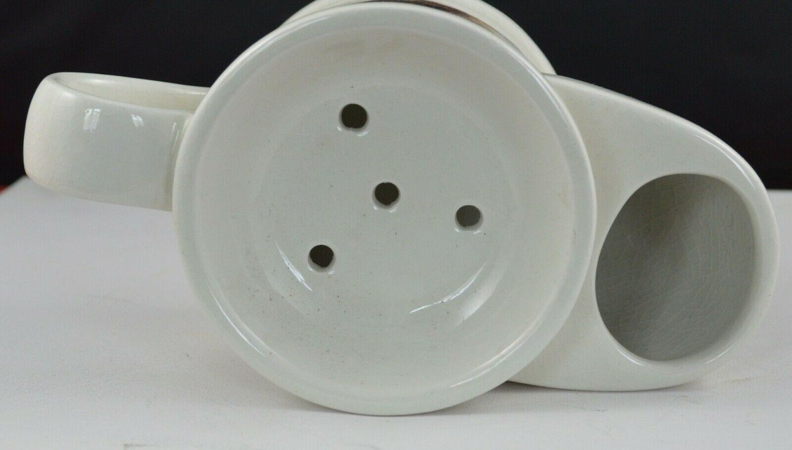 SHAVING MUG WITH STEAM COACH by GURNEY 1827 DEPICTED ON THE FRONT(PREVIOUSLY OWNED) GOOD CONDITION HEAVILY CRAZED - TMD167207