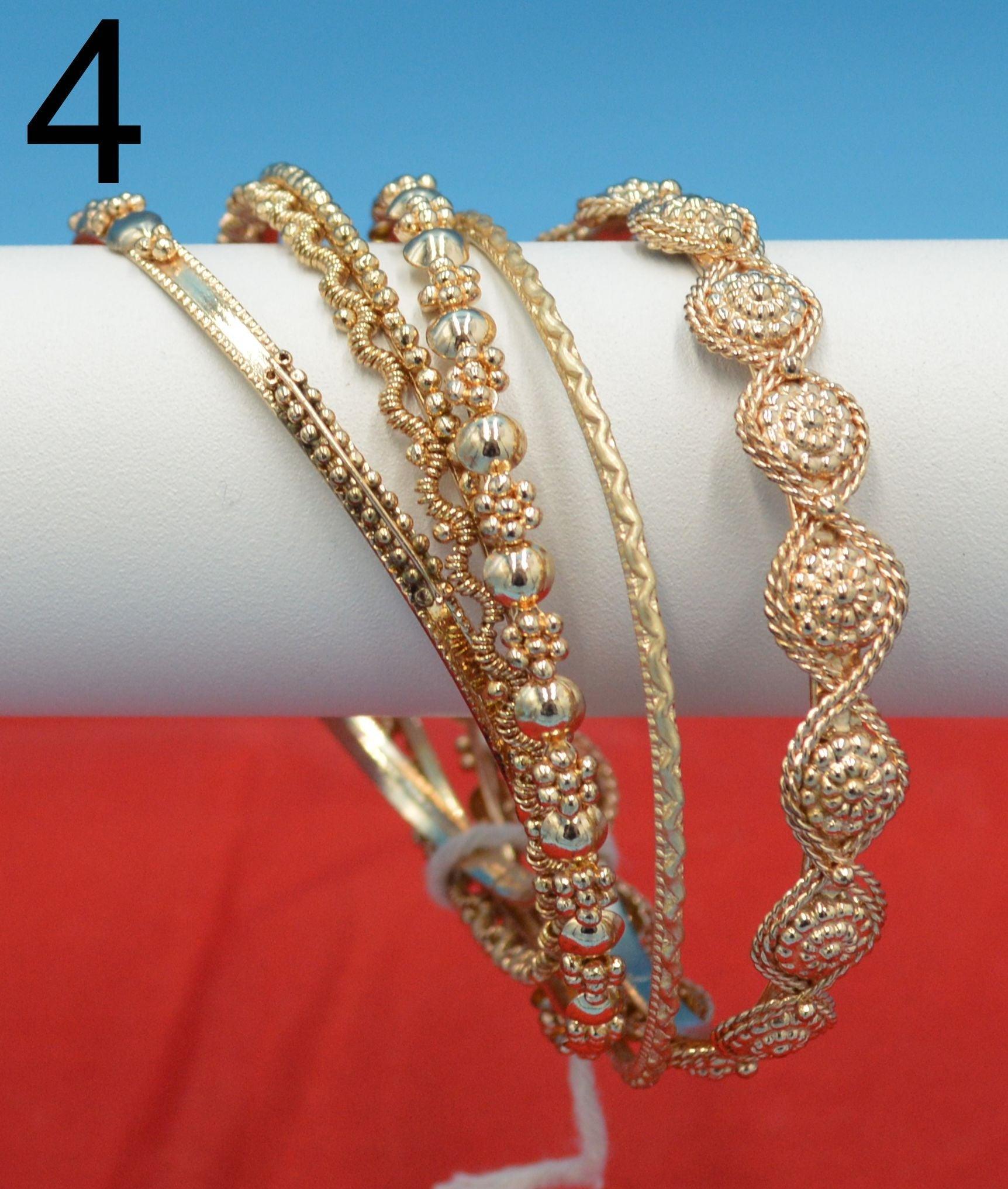 SIX METAL BANGLE BRACELET SETS TO CHOOSE FROM - TMD167207