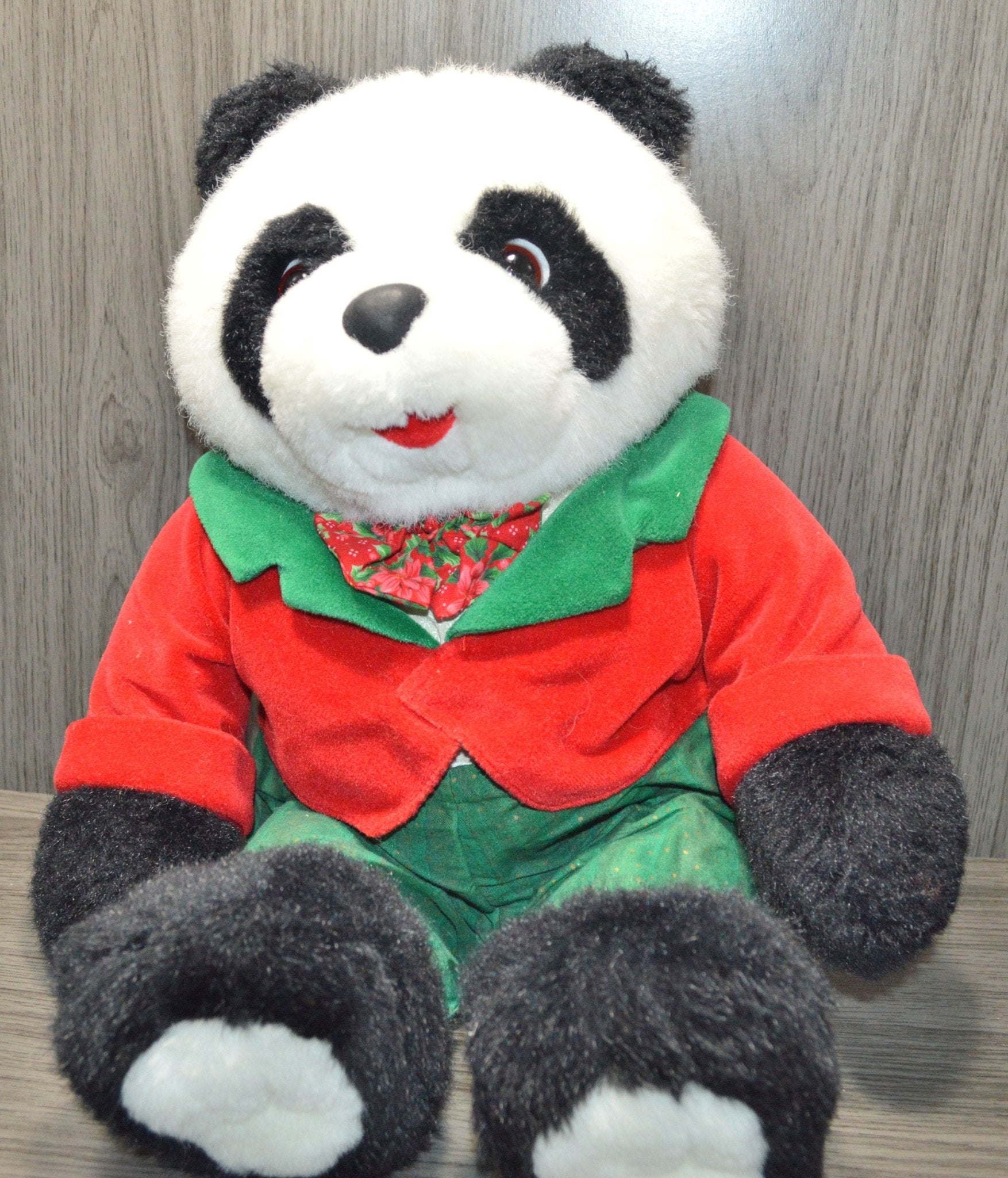 SOFT TOY ALLDERS CHRISTMAS PANDA(PREVIOUSLY OWNED)GOOD CONDITION - TMD167207