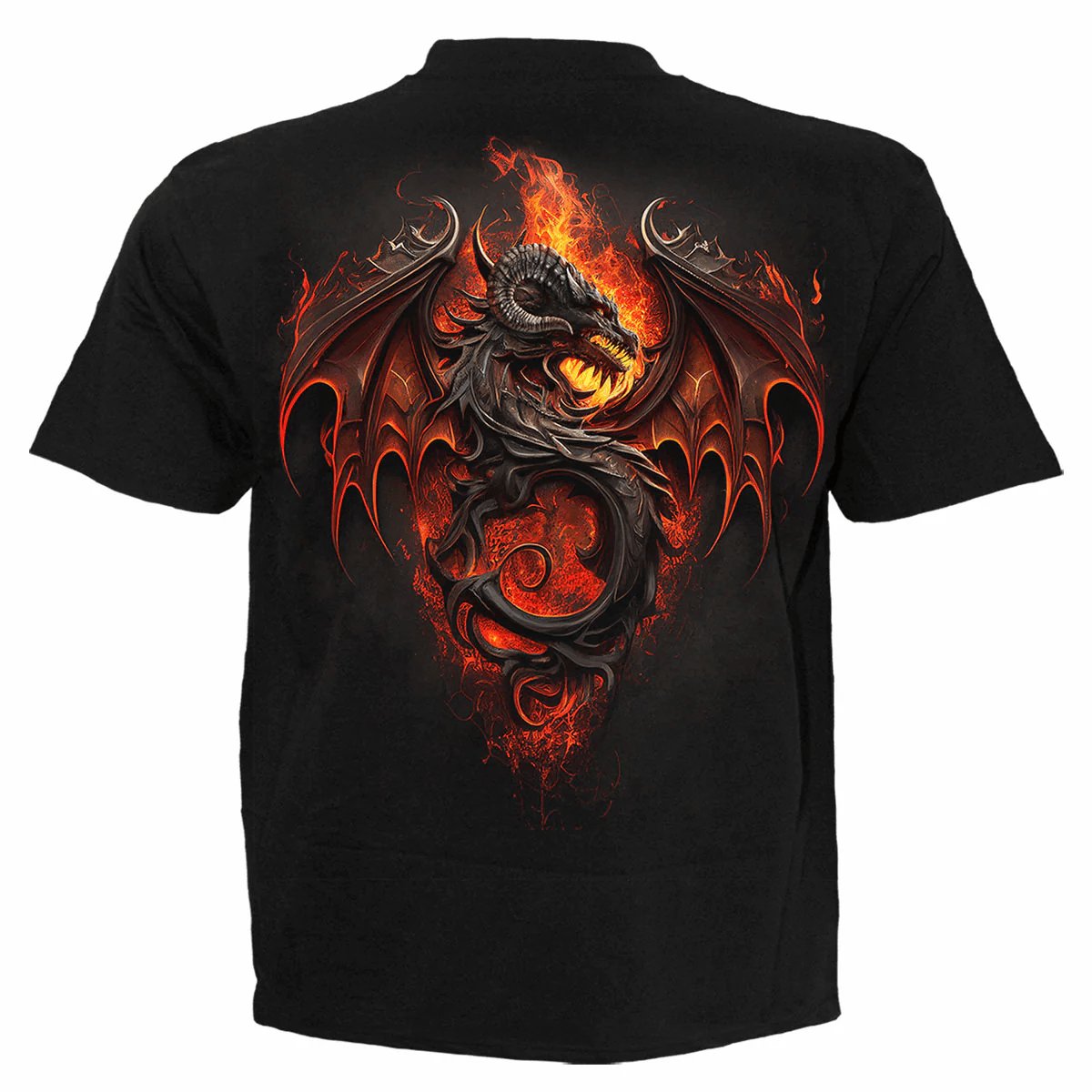 SPIRAL DIRECT INFERNAL DUEL MENS T-SHIRT PRINTED BOTH SIDES - TMD167207