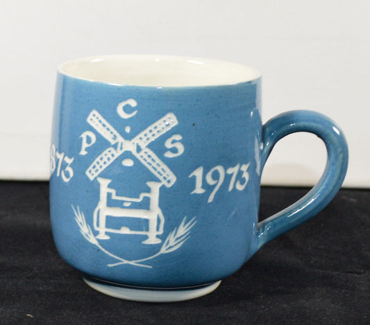TABLEWARE SMALL BLUE CUP DEPICTING WINDMILL(PREVIOUSLY OWNED) GOOD CONDITION - TMD167207