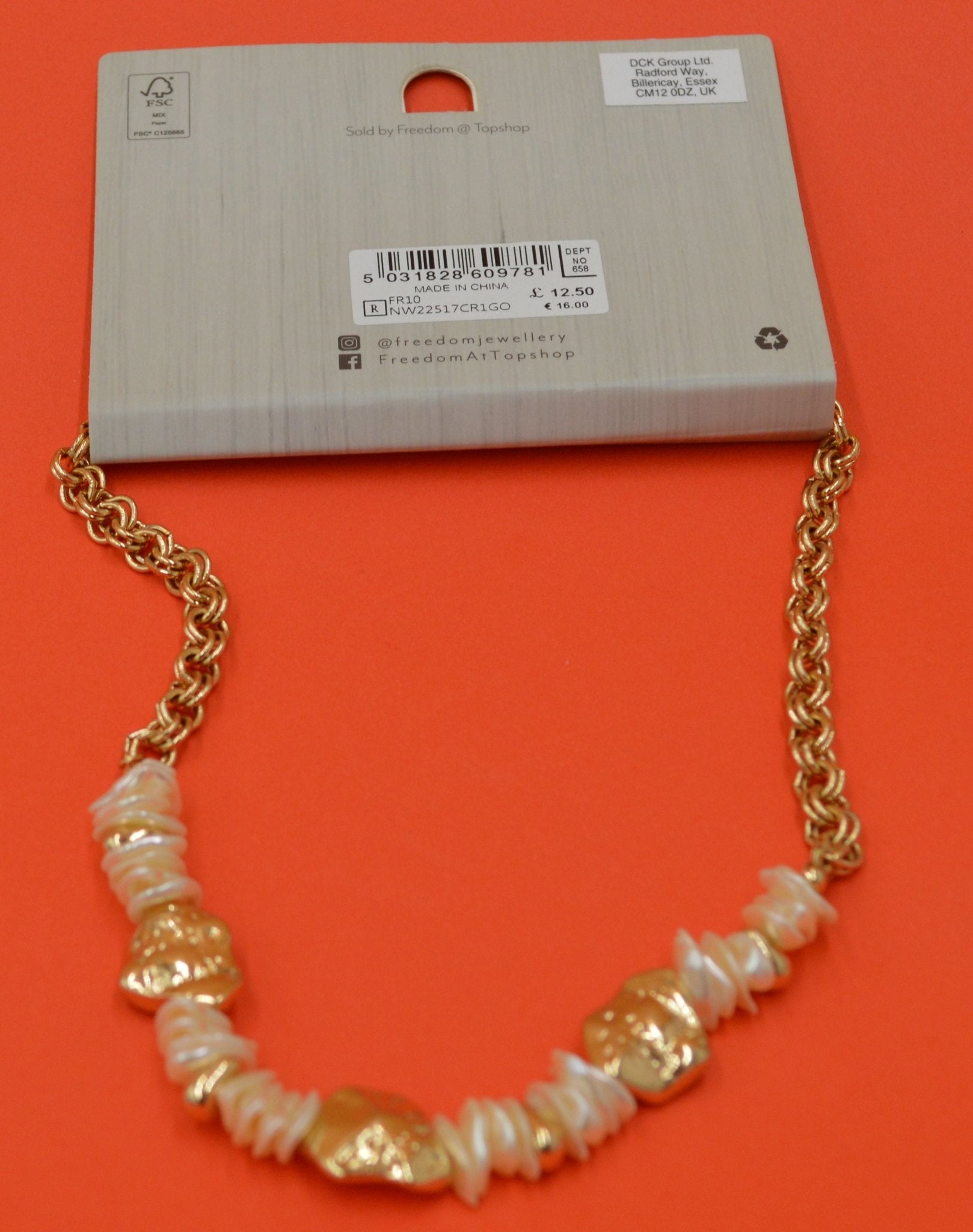TOP SHOP FREEDOM NECKLACE - TMD167207