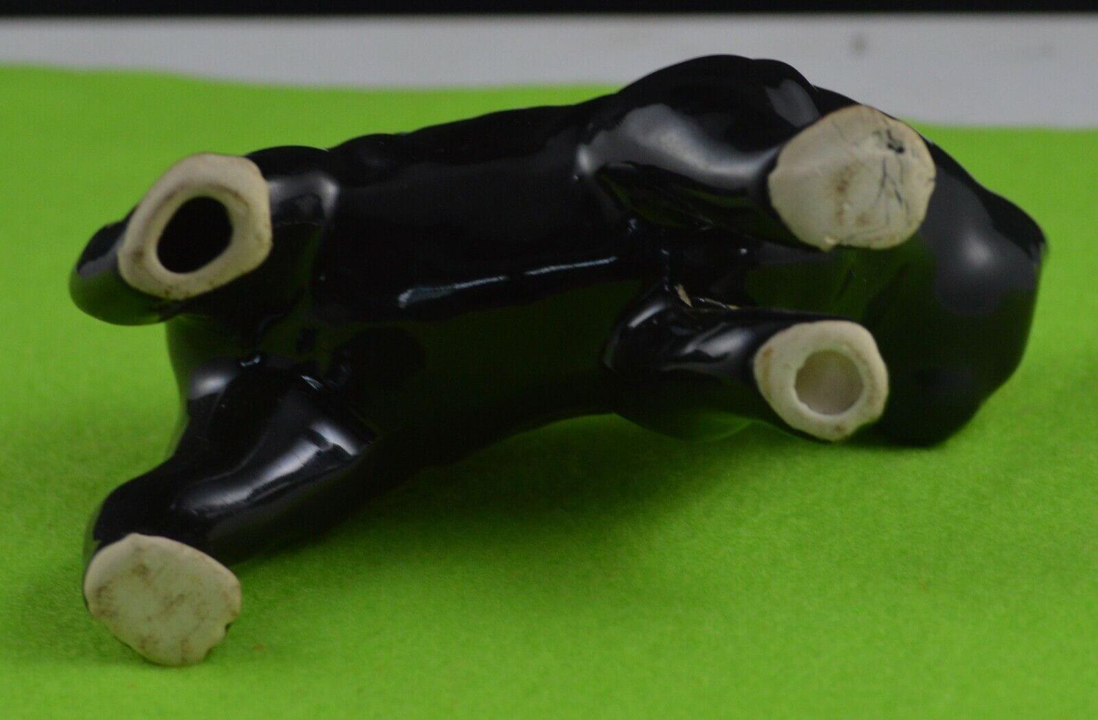 TWO DECORATIVE CAT FIGURINES ONE WHITE CAT AND ONE BLACK CAT - TMD167207